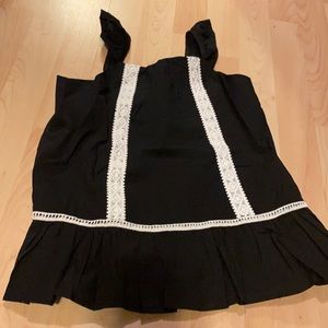 Janie & Jack black halter top girls 10